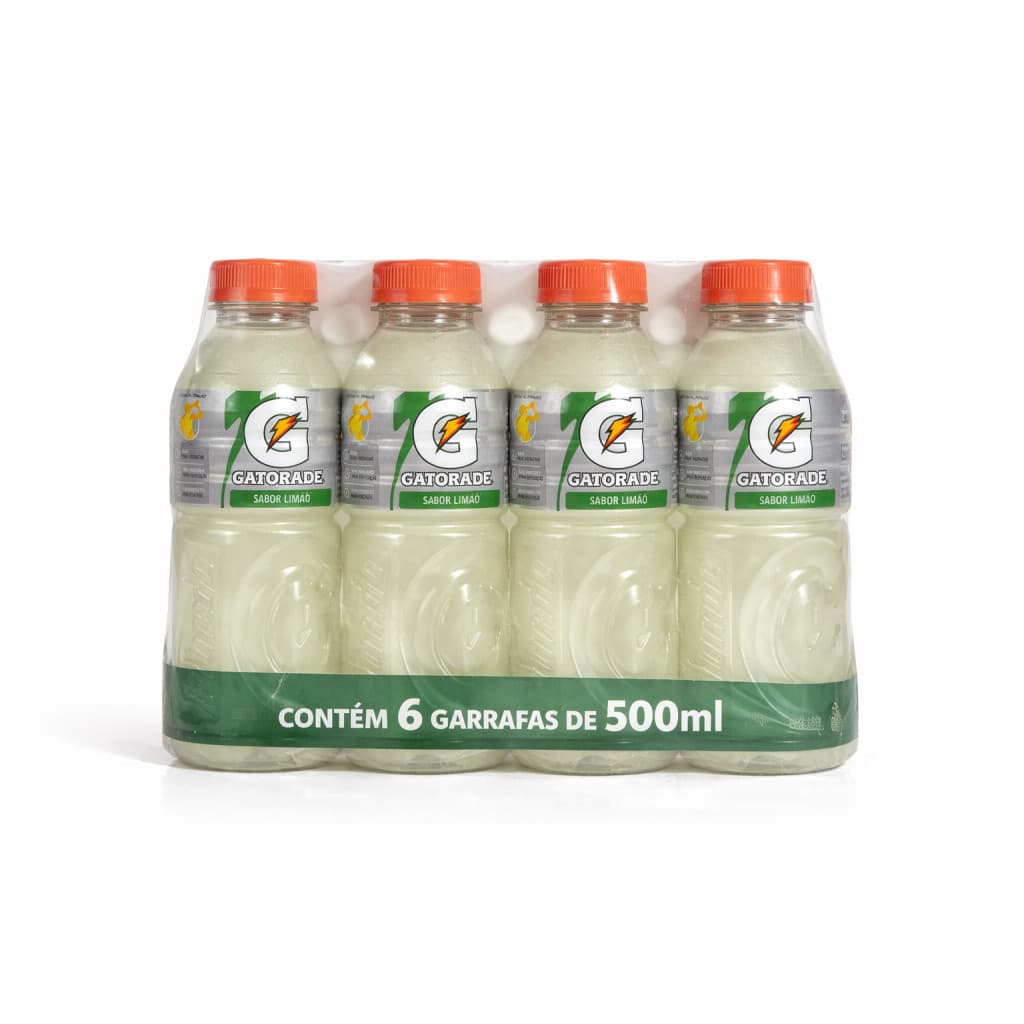 Gatorade Limão 500ml - 6 Unidades Isotônico