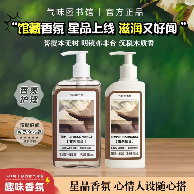 Smell Library Freio Antigo Sândalo Loção Corporal Hidratante Fragrância Hidratante Loção Corporal Hidratante Bolha Laran