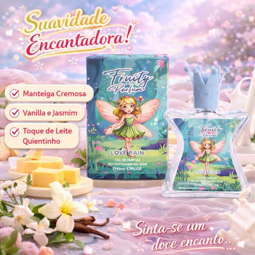 Perfume Importado Original Fragrância Feminina Original Melhor Bom E Longa Duração Alta Fixação Marcante - Lové Rain