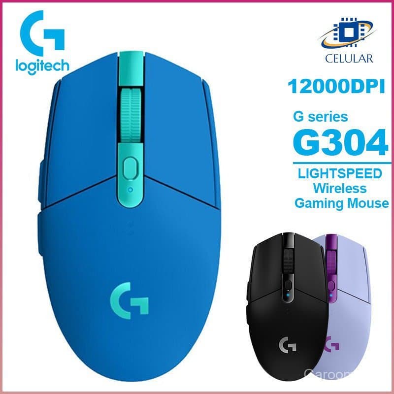 Mouse sem fio Logitech G304 2000DPI, design ergonômico, bloqueio de atraso, operação silenciosa