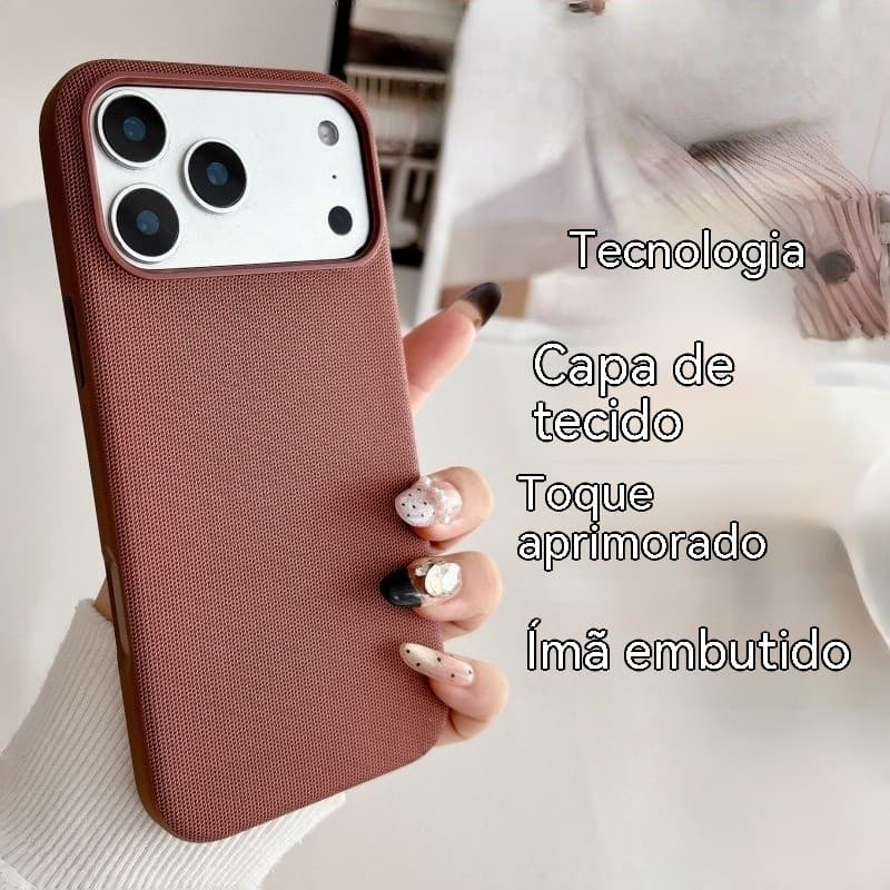 Capinha IPhone17 16 15 14 13 12 Tecnologia de capa de telefone Tecido magnético capa de celular capa iphone case