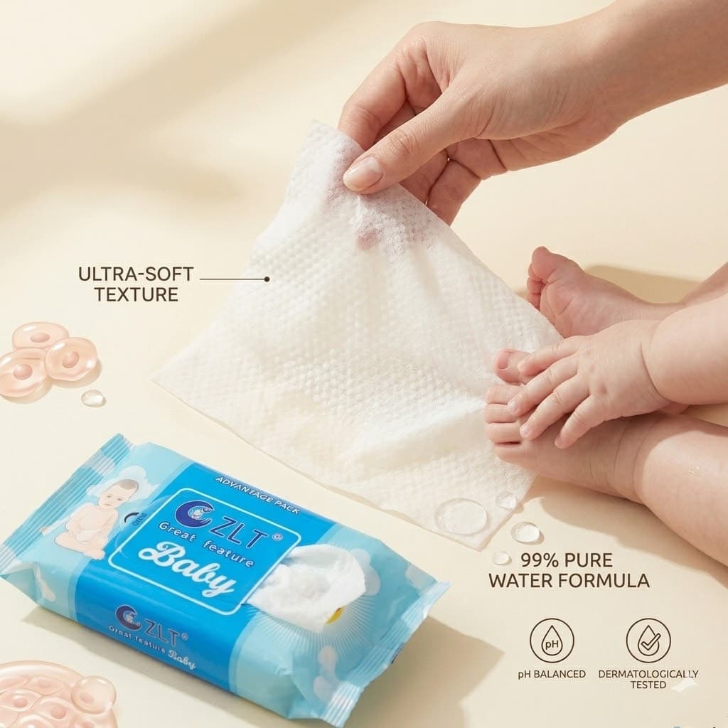 Lenço Umedecido Portátil Para Bolsa Higiene Pessoal Bebê Kit Pronta Entrega