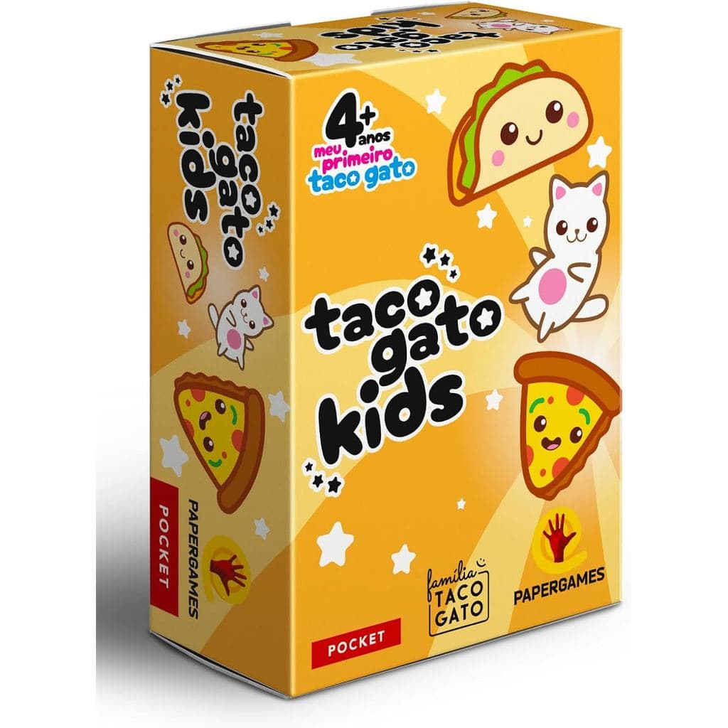 Taco Gato Kids PaperGames Jogo Infantil Cartas Rápido Família 4+