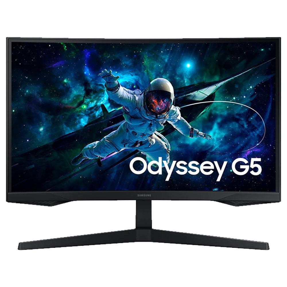 Monitor 27" Samsung Ls27cg552elmzd Odyssey G5 Gamer Curvo Qhd / 165hz / 1ms / Hdmi / Dp