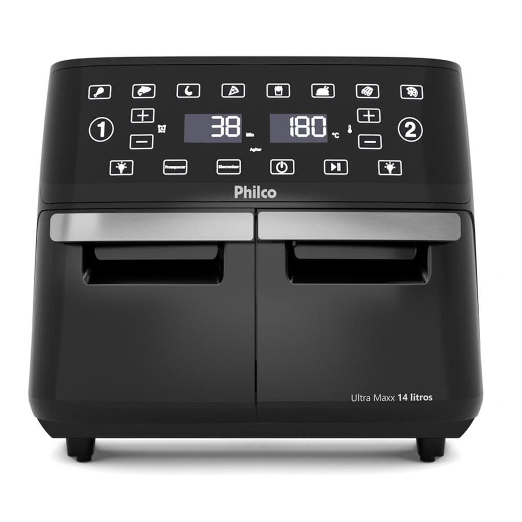 Air Fryer Philco 14L 4 em 1 Painel Digital PAF14A 220V