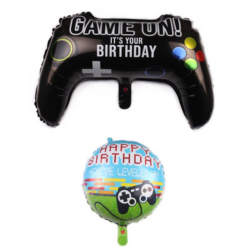 Balão Alumínio Controle de Video Game PS5 Xbox Decoração Festa Aniversário Infantil