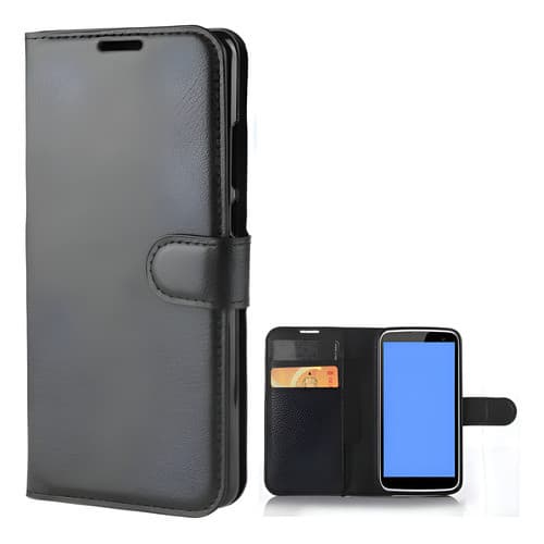 Capa Case Carteira Para Motorola Moto Vários Modelos Preto Moto G5