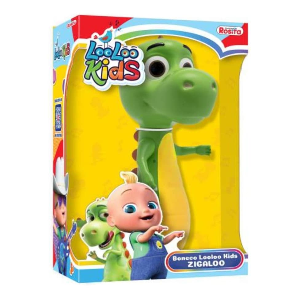 Boneco Zigaloo Infantil Articulado Brinquedo