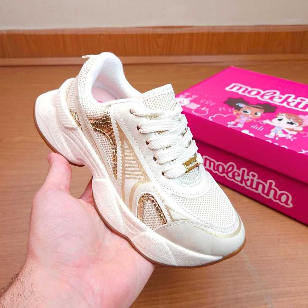 MOLEKINHA TENIS ESPORTIVO ESTILOSO MODERNO MACIO CONFORTAVEL REF 25005.203