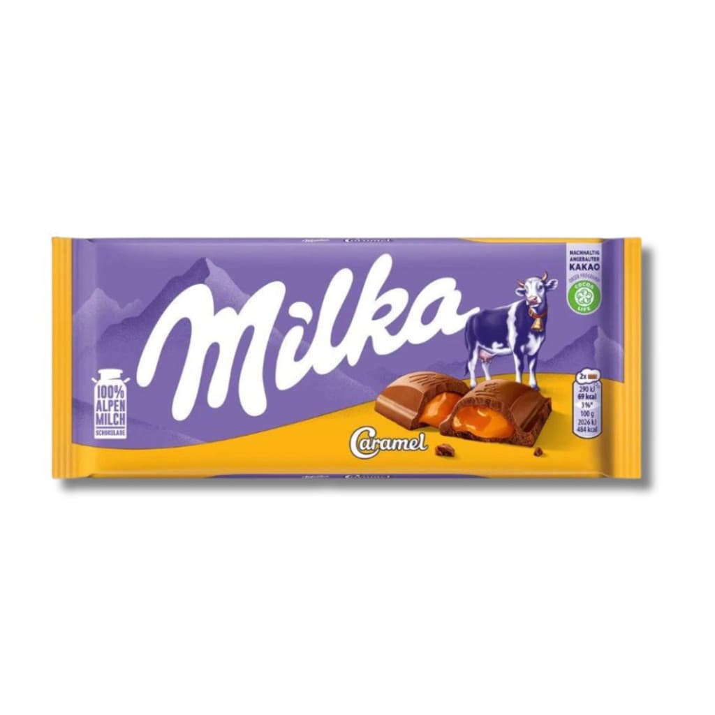 Chocolate Milka Caramel 100g Importado Original Pronta Entrega