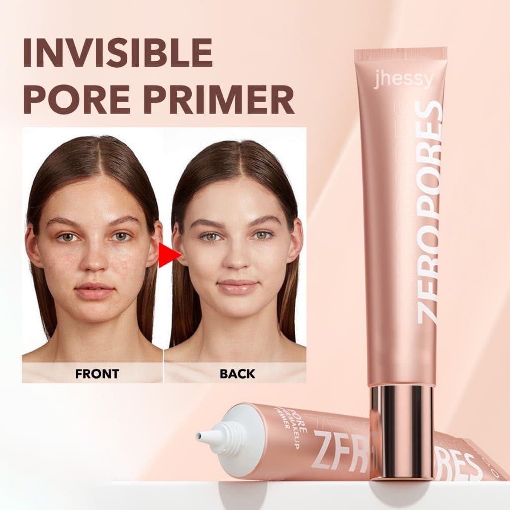 Primer Facial Controle de Poros 30ml com Base Líquida Hidratante para Maquiagem