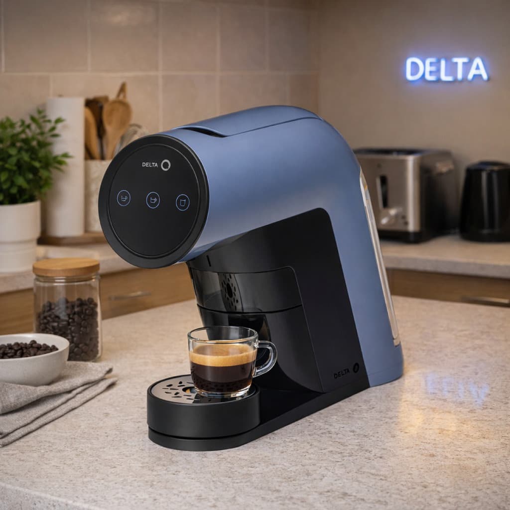 Máquina Cafeteira Café Expresso Iconiq Cápsulas Delta Q
