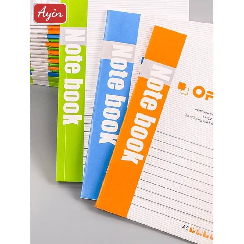 Caderno Notebook Notebook Notebook Simples Universidade Alunos da Escola Primária Usam Material de Escritório de Negócio