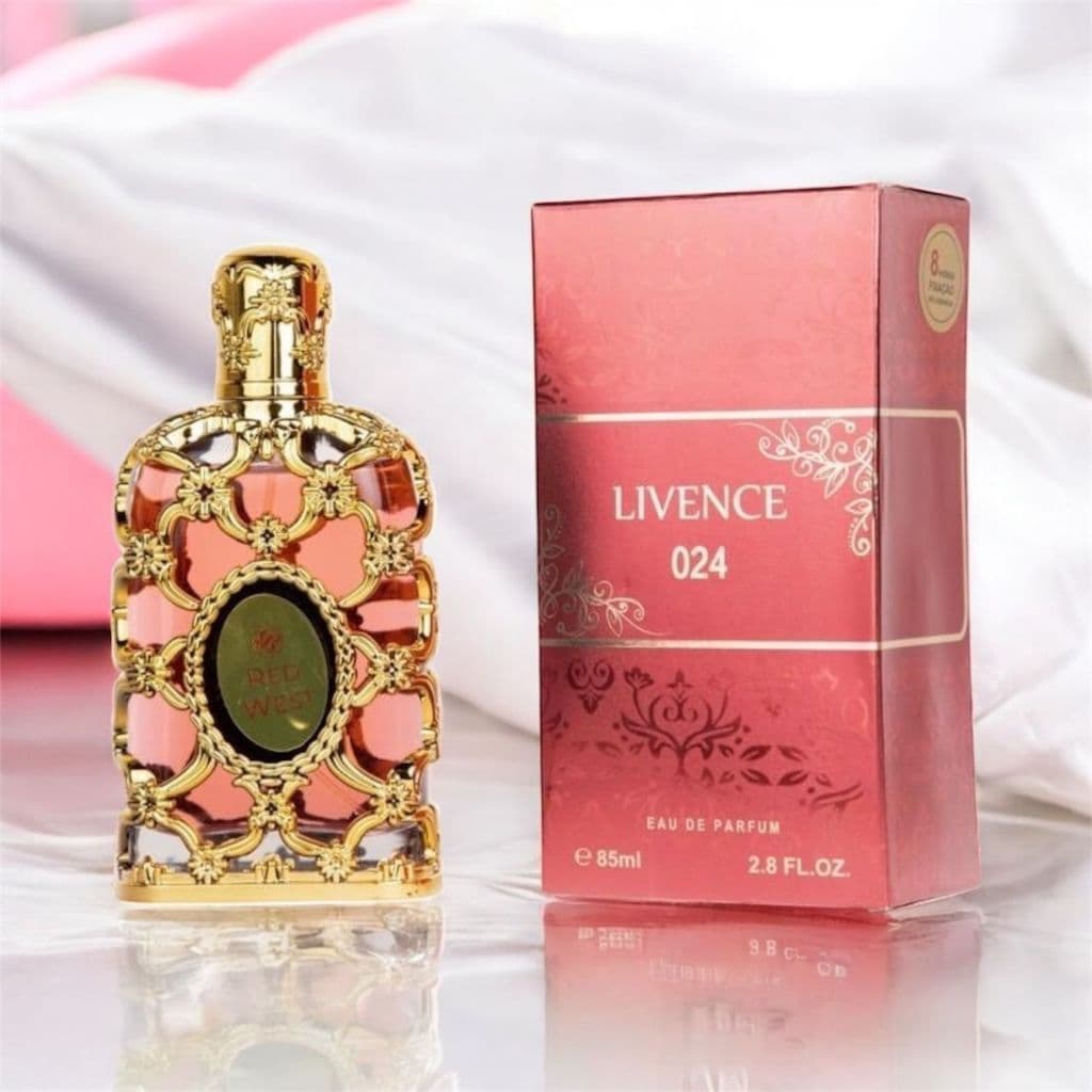Perfume Feminino Importado  Red West Inspiracao Amber Rouge Aroma Inesquecivel - 024 Arabe  Presente Feminino