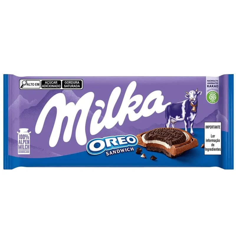 Chocolate Milka Sandwich Oreo 92g Importado Original Pronta Entrega