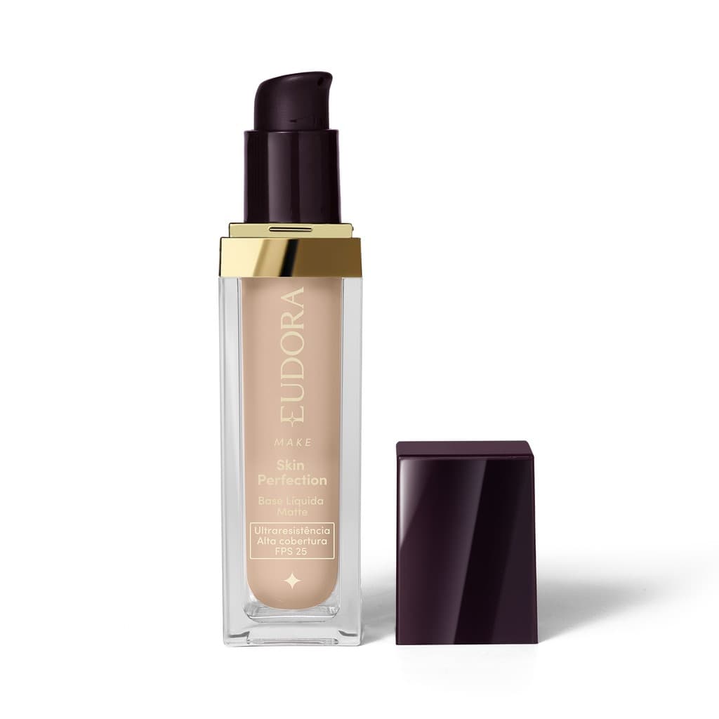 Base Líquida Matte Eudora Make Skin Perfection Cor 120N 30ml