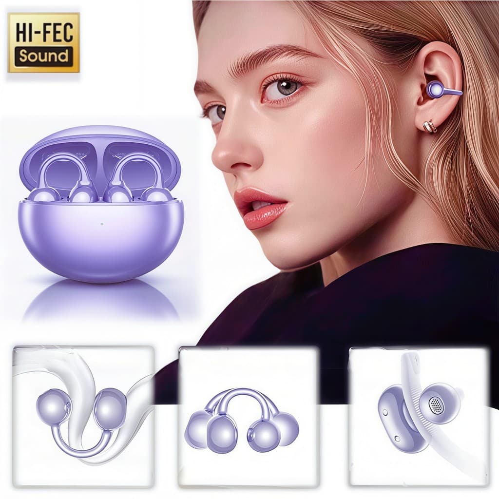Fone de Ouvido Bluetooth Q70 Presilha – Ideal para Esportes, Som Potente e Bateria Duradoura