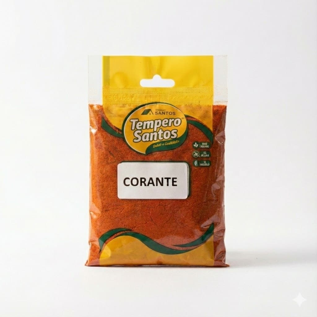 Tempero Corante Colorau Urucum - 500g Puro 100% Em Pó | Para Feijão E Arroz - Tempero Santos