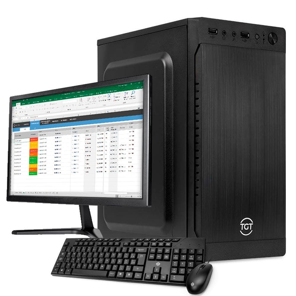 Computador Home Essential S, Intel Core i7, 8GB DE RAM, SSD 240GB, Completo com Monitor e Periféricos
