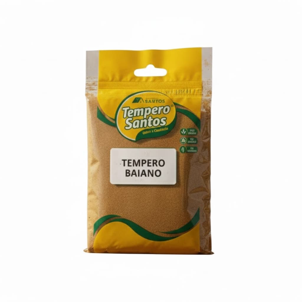 Tempero Baiano Picante Puro - 500g | Mix De Especiarias Para Camarão Aves Peixes - Tempero Santos