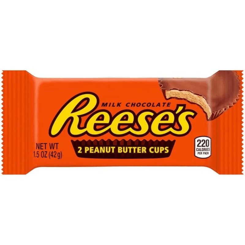 REESE'S Chocolate Reeses Peanut Butter Cup 42g Importado Original Pronta Entrega
