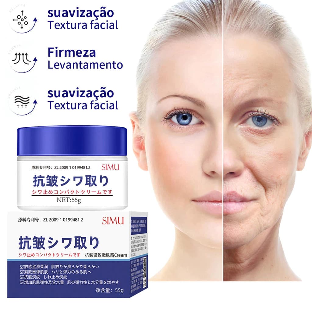 Creme Noturno Facial com Retinol e Extrato de Bacalhau 30g 1 Unidade para Cuidados da Pele