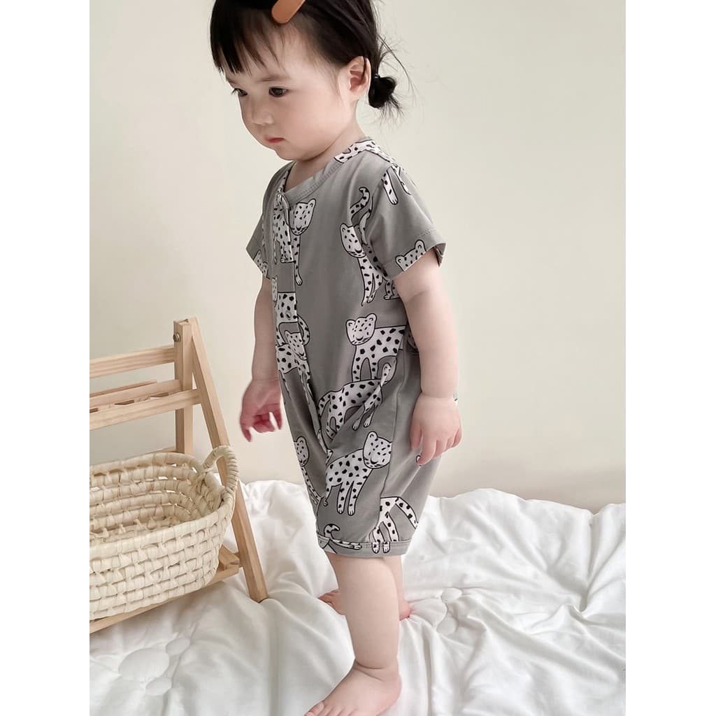 Ins Super moda roupas de bebê menina bonito roupas de verão puro algodão macacão de uma peça bebê menino manga curta mac