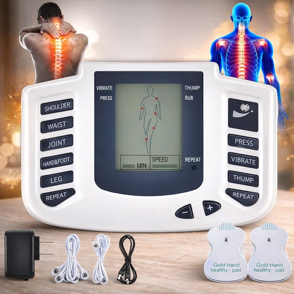 Massageador de Acupressão Corporal Portátil para Relaxamento Muscular e Estimulação dos Meridianos