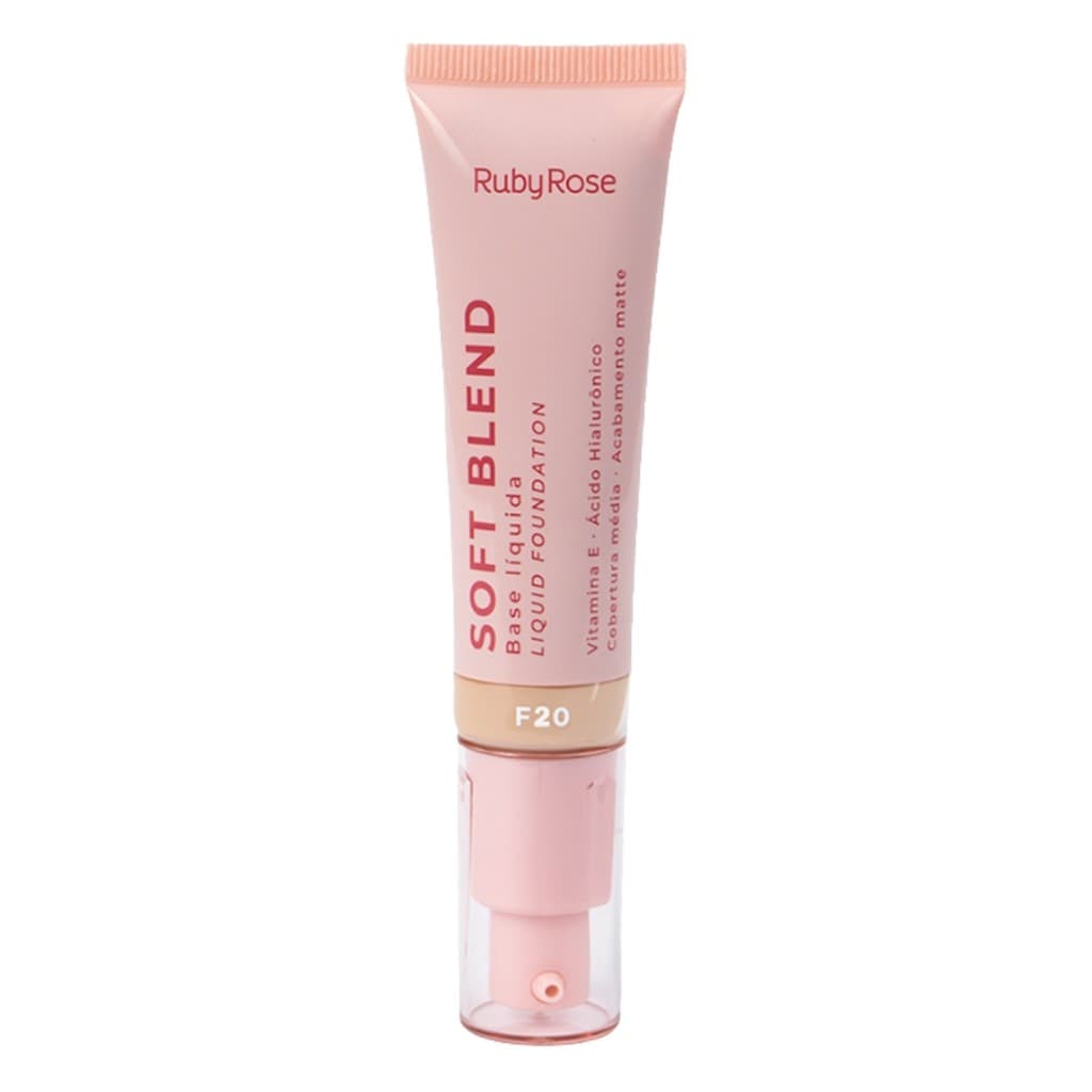 Base Líquida Soft Blend - HBM301 - Ruby Rose 