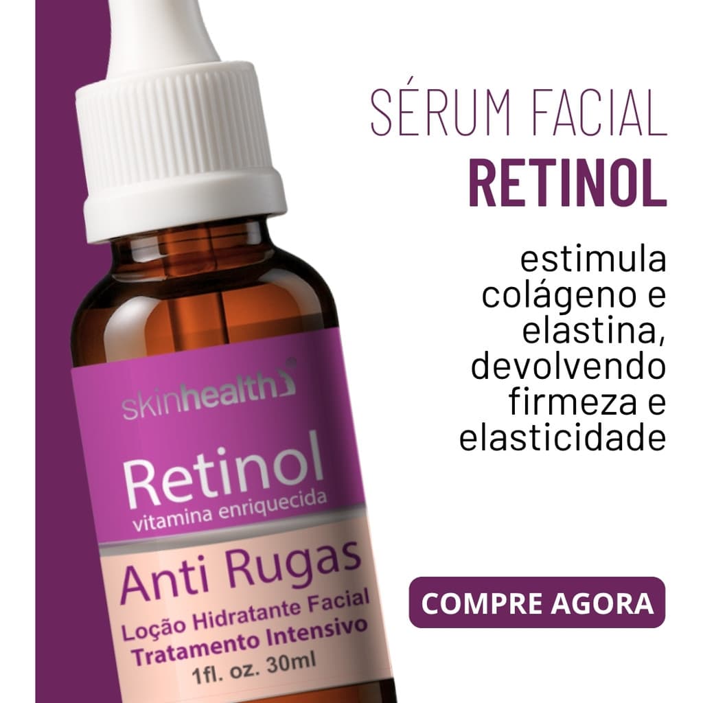Sérum Retinol 30ml Skinhealth Vitamina A Anti-Idade Facial