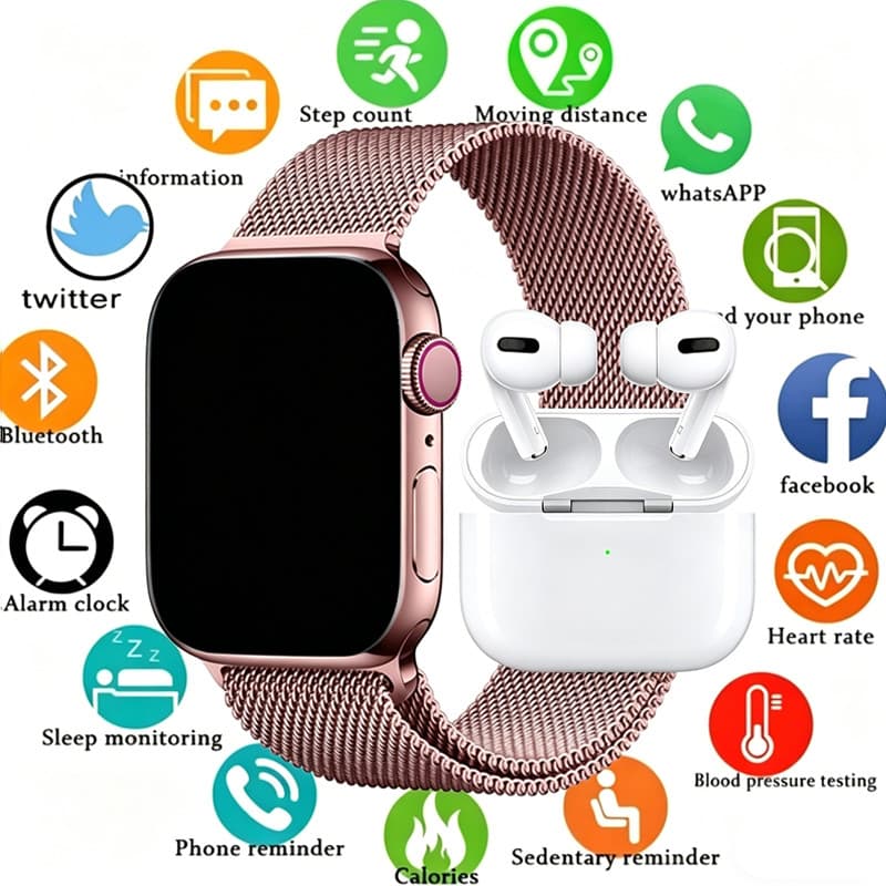 2026 Mais Recente Smartwatch Relógio Inteligente S10 Pro Série 10 Fone De Ouvido Bluetooth Sem Fio De 2.08 Polegadas + E