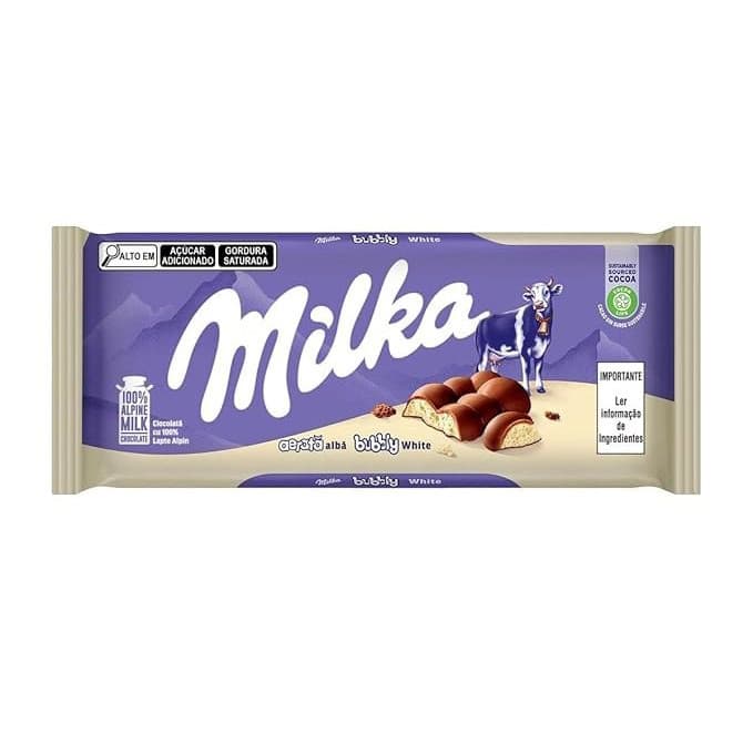 Chocolate Milka Barra Aerado Branco 95g Importado Original Pronta Entrega
