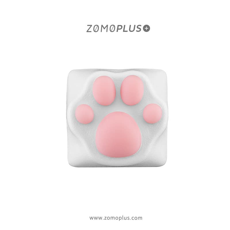 ZOMO gato garra plástico ABS Silicone gato garra keycap teclado mecânico eixo cruz único bonito teclado keycap