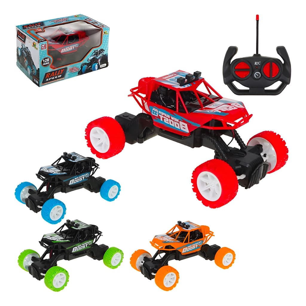 Carrinho De Controle Remoto 4x4 Jipe Off Road Rally 7 Funções