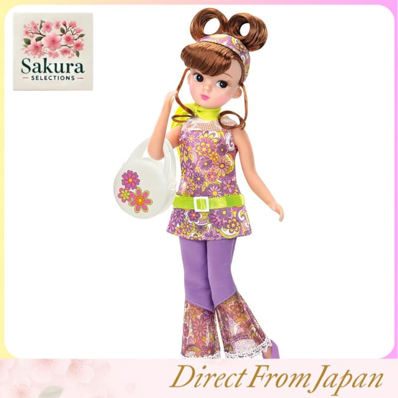 Takara Tomy Boneca Licca Retro Boneca Licca Retrô Articulada Colecionável
