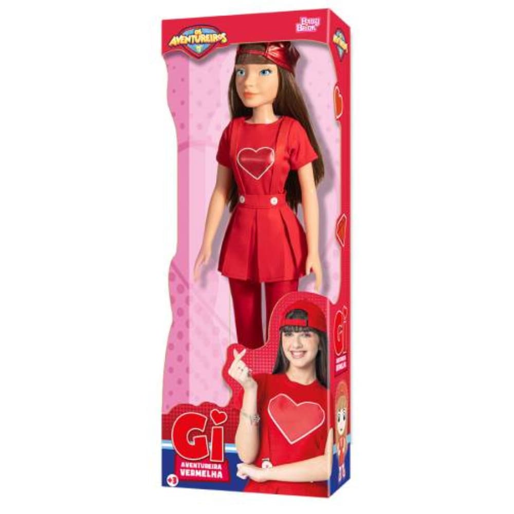 BONECA ARTICULADA GI AVENTUREIRA 55CM - NOVABRINK 1243