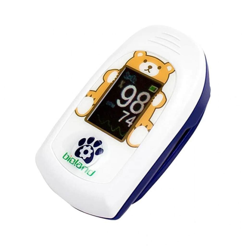 Oxímetro De Dedo Portátil Adulto Kids At101c Bioland Anvisa