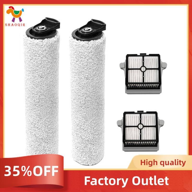 KIt De Substituição De Escova De Rolo De Filtro HEPA Para Aspirador De Pó Robô A Vapor Floor One S5 E IFloor 5