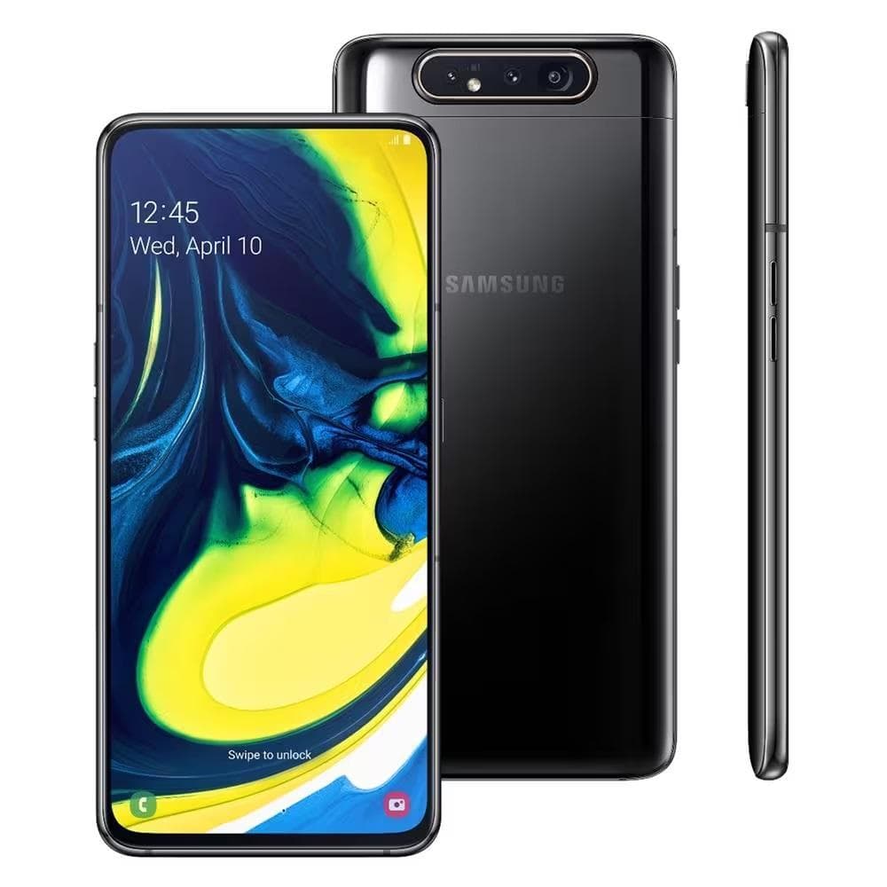 Usado: Galaxy A80 128GB Preto Excelente - Trocafy - Samsung