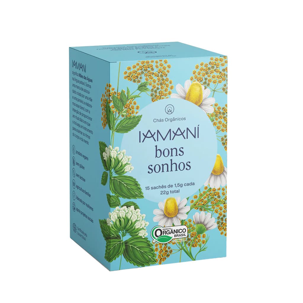 Chás Orgânicos Iamaní Bons Sonhos - Blend Relaxante