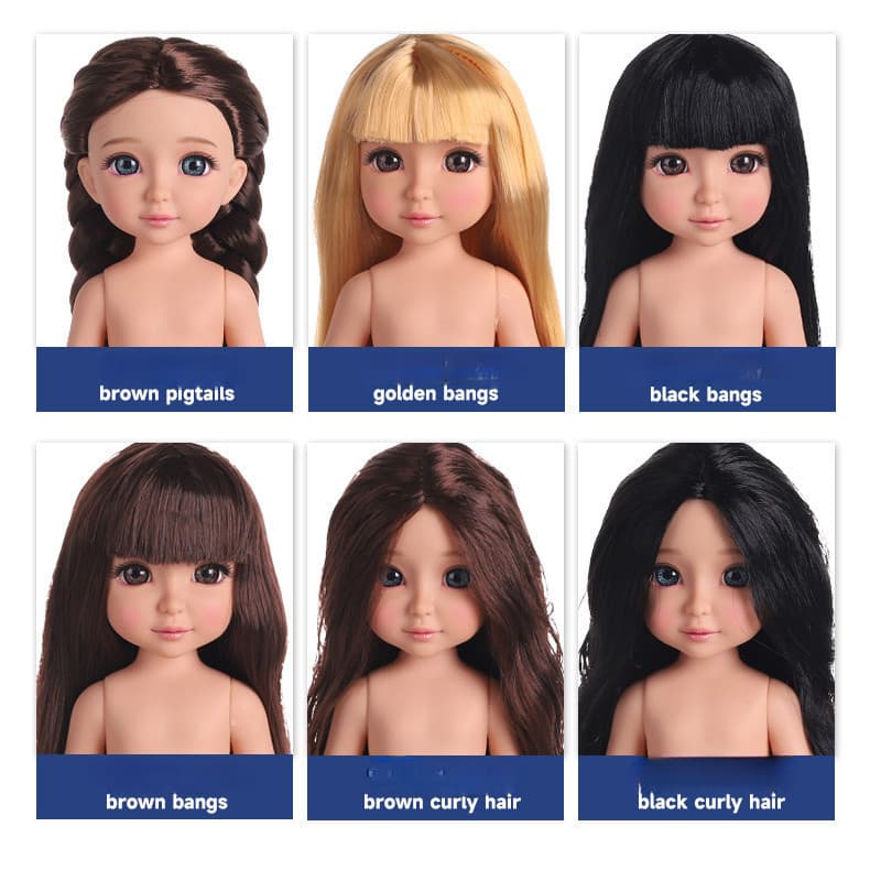 Boneca BJD 1/6 Vinil Articulada 30cm, Boneca Colecionável para Maquiagem Realista, Ideal para Colecionadores Adultos