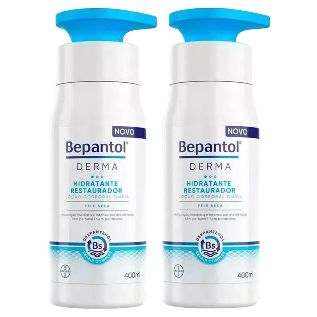 Bepantol Derma Loção Hidratante Corporal 400ml KIT C/2 UN