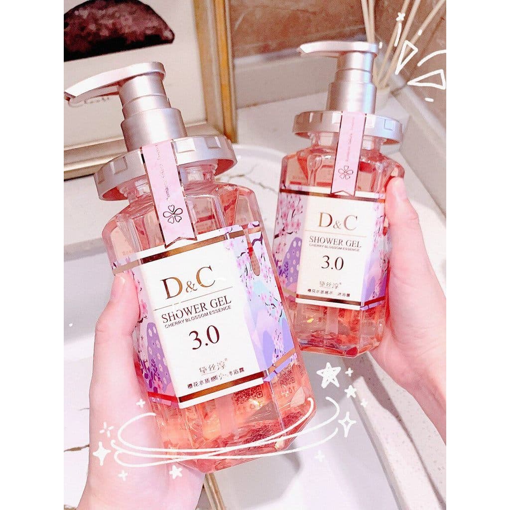 Gel de banho com pétalas de flor de cerejeira, fragrância de longa duração, hidratante, masculino, feminino, Shampoo, co