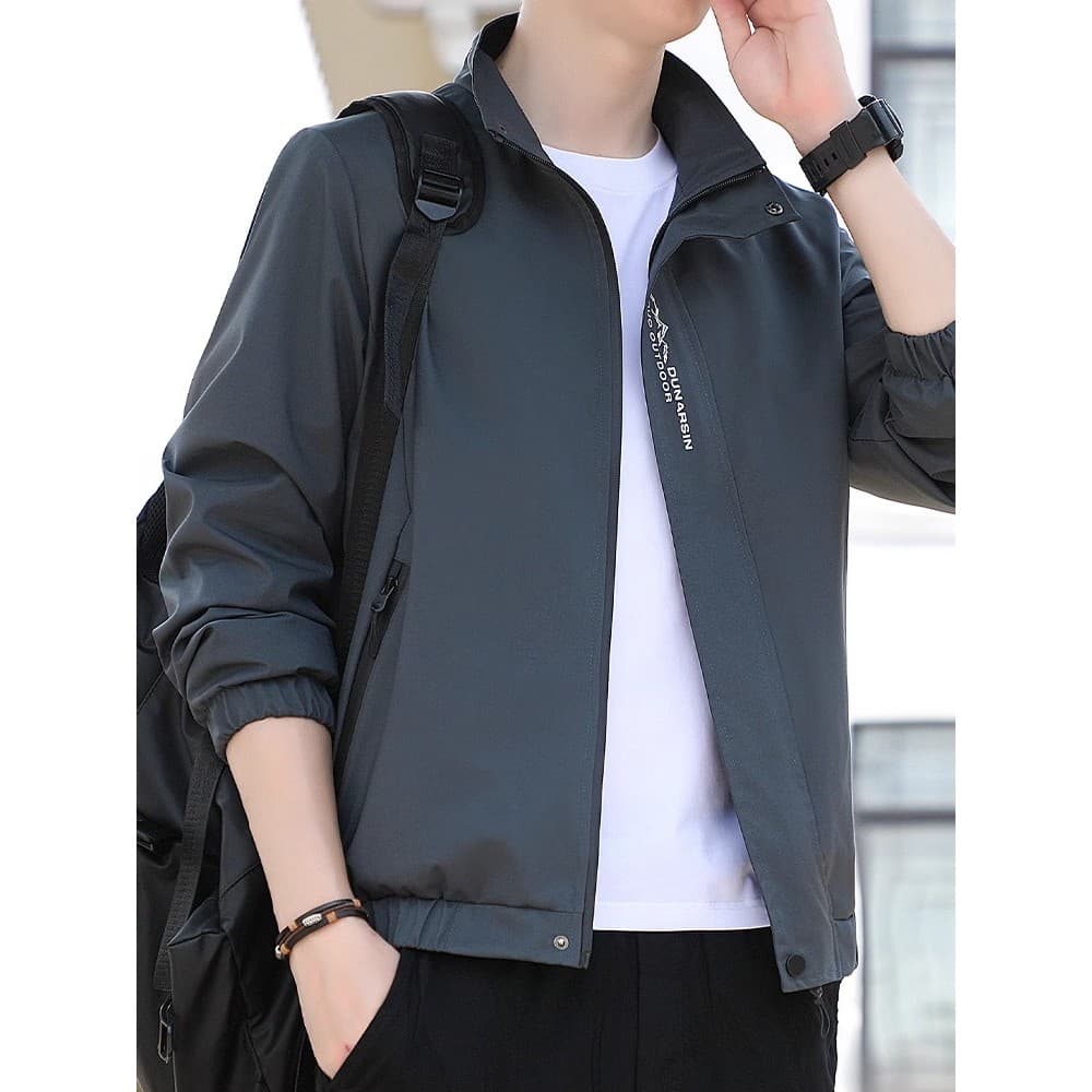 Jaqueta masculina de verão Street Wear All-Match solto Casual lapela jaqueta 2026 novo estilo primavera outono jaqueta m