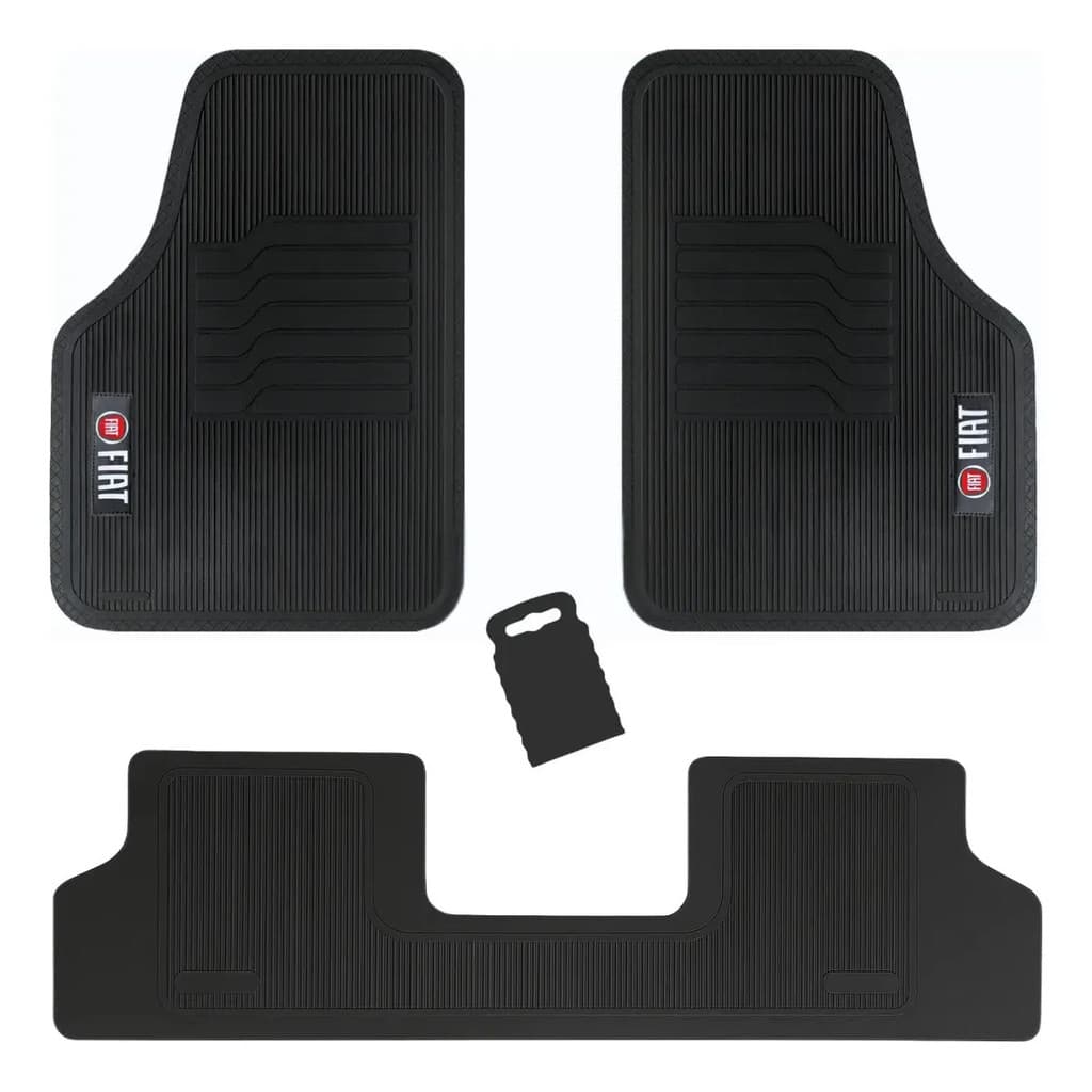 Tapete Automotivo Universal Borracha Fiorino 2000 2001 2002 2003 2004 2005 2006 2007 2008 2009 2010 2011 2012 a 2025