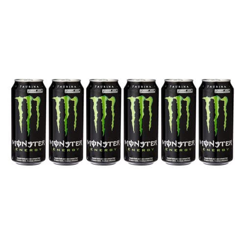Kit Com 6 Latas De Energético Clássico De 473ml Monster 