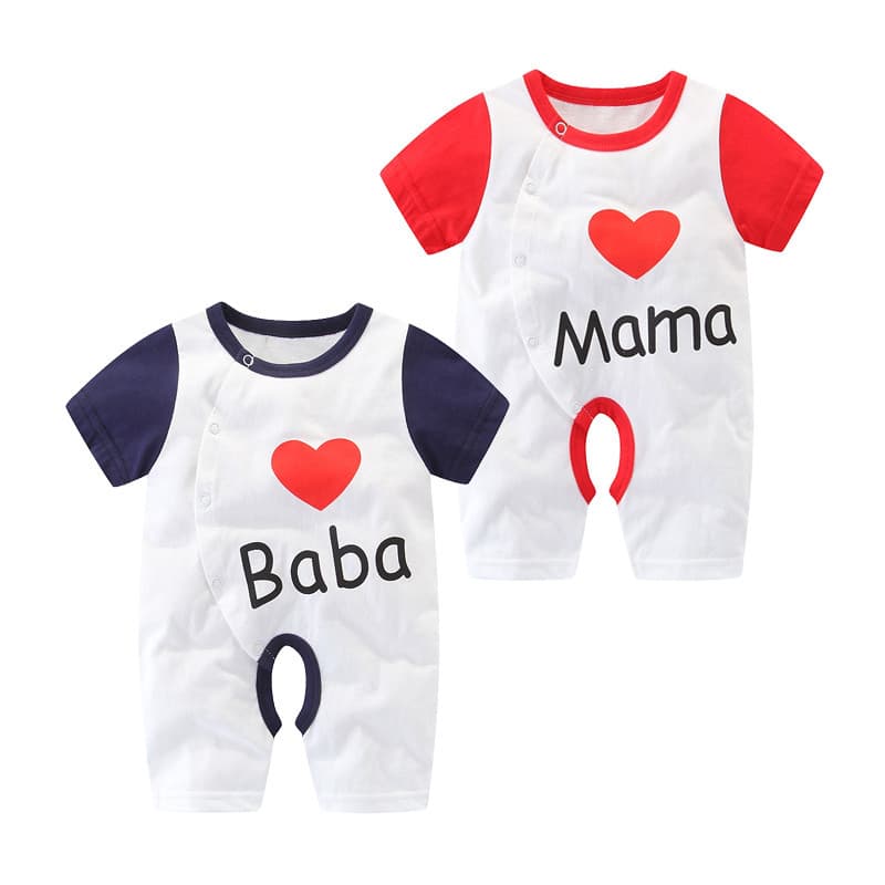 Macacão de bebê verão estilo fino bebê menina roupas de verão masculino manga curta macacão influenciador roupas recém-n
