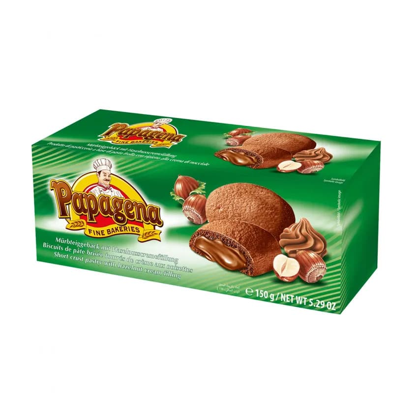Biscoito Papagena Chocolate Avela 150g Importado Original Pronta Entrega