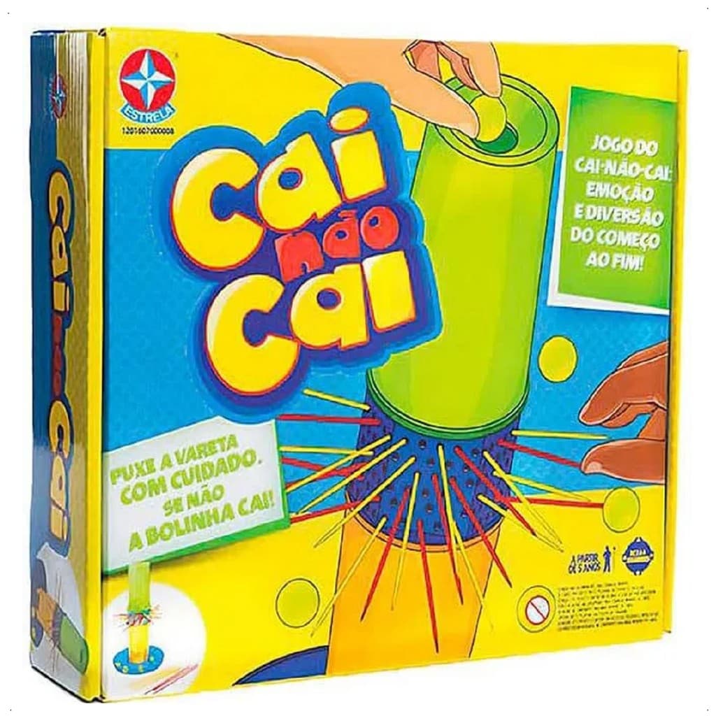 Jogo De Tabuleiro Cai Não Cai Estrela Diversão Família Amigo
