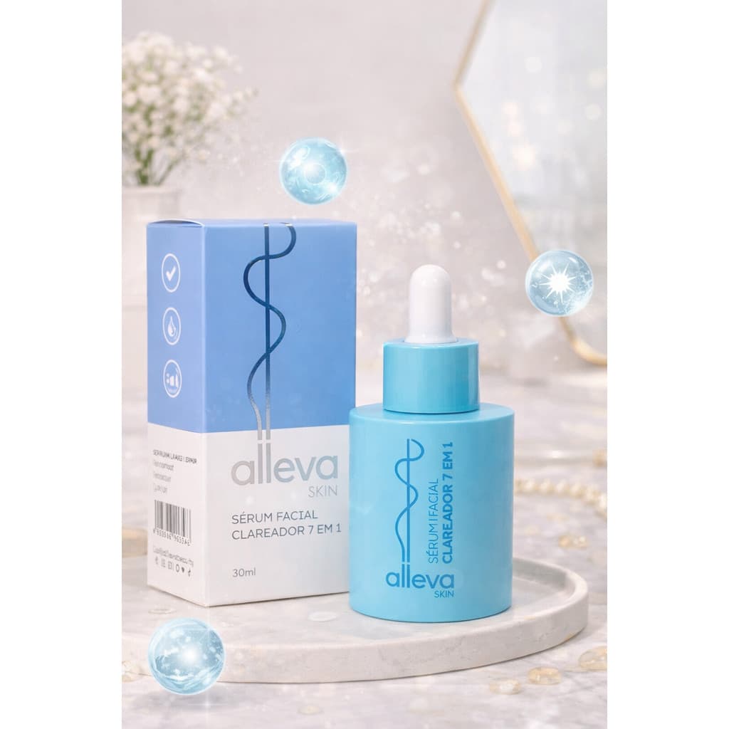Sérum Facial Clareador Anti Manchas Hidratante Uniformiza Pele Iluminada Anti Idade Rápida Absorção